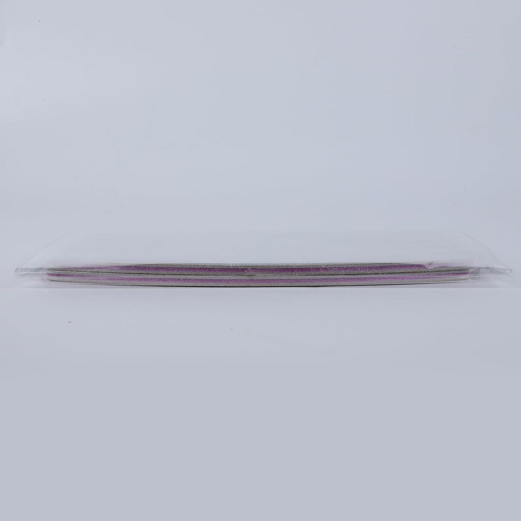 10-Piece Nail File Set - Versatile 5 Shapes for Acrylic & Gel Nails, 100/180 Grit Emery Boards & Buffers