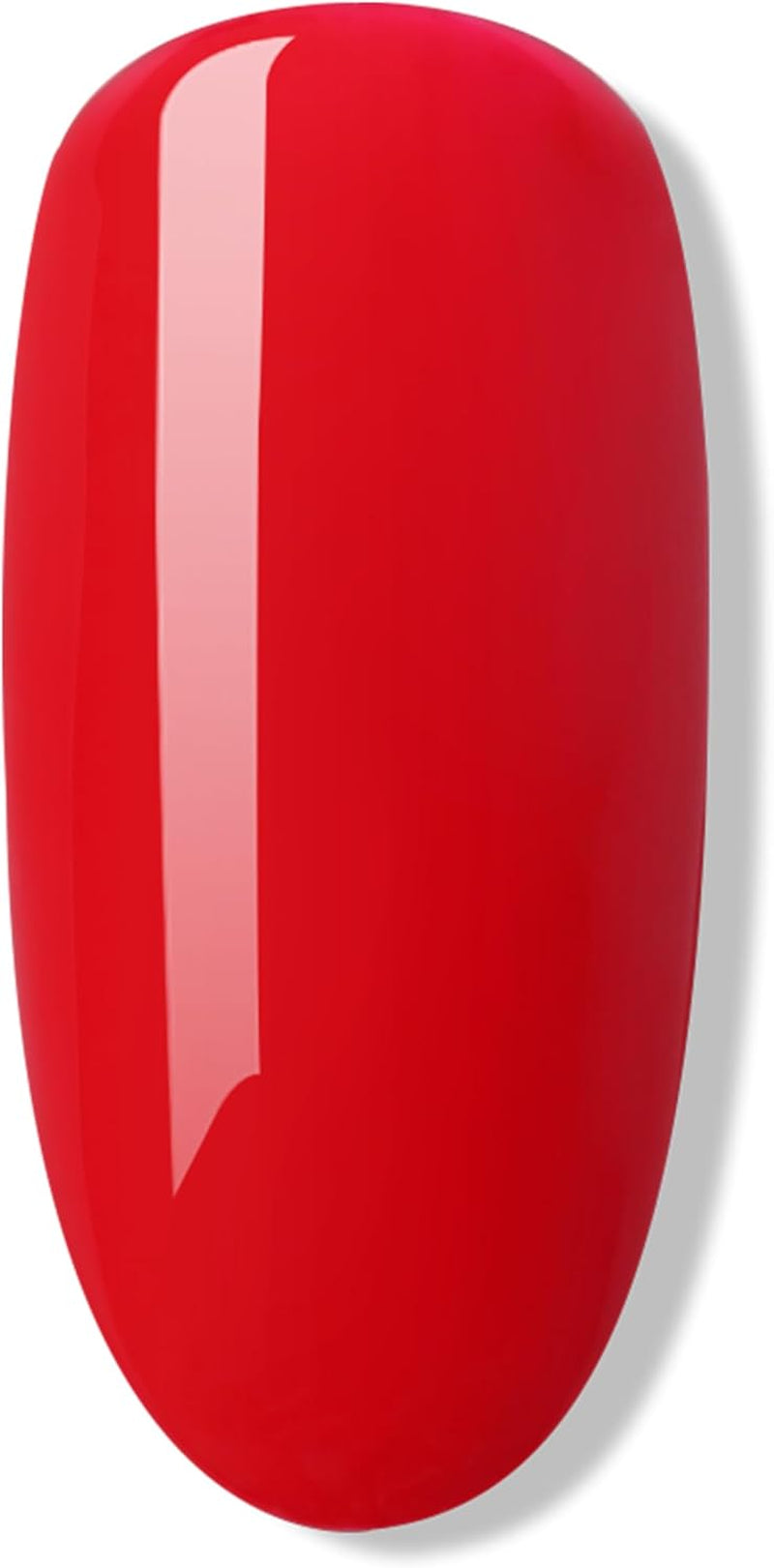 Heart-Led Red Gel Nail Polish - 10ml, Long Lasting & Chip Resistant, Perfect for Salon & Home Use, Cures Under UV/LED Lamp