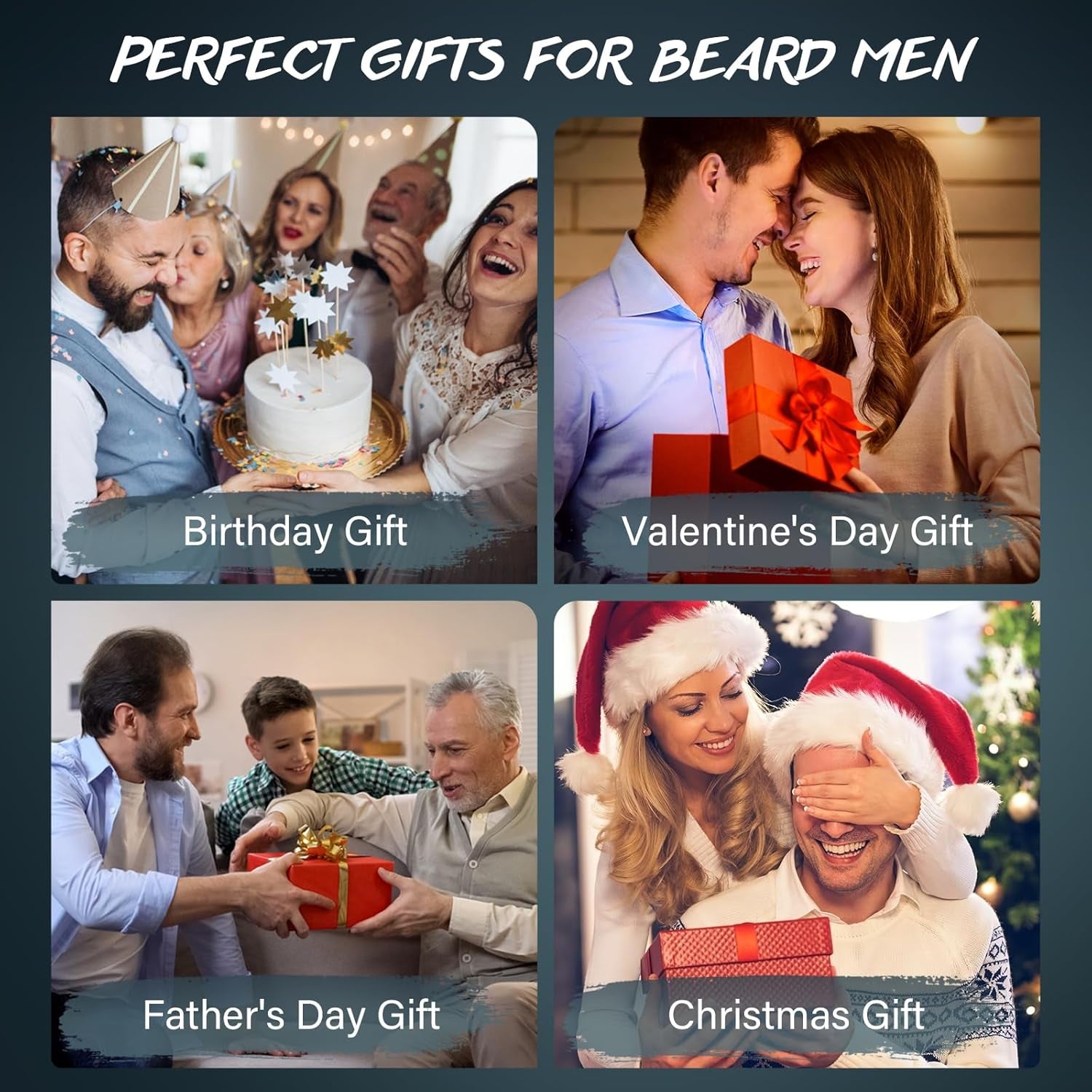 Ultimate 5-Piece Men's Shaving Kit - Perfect Gift Set with Shaving Soap, Beard Bib, Pre & After Shave Essentials, Ideal for Christmas, Birthdays, and Father's Day!