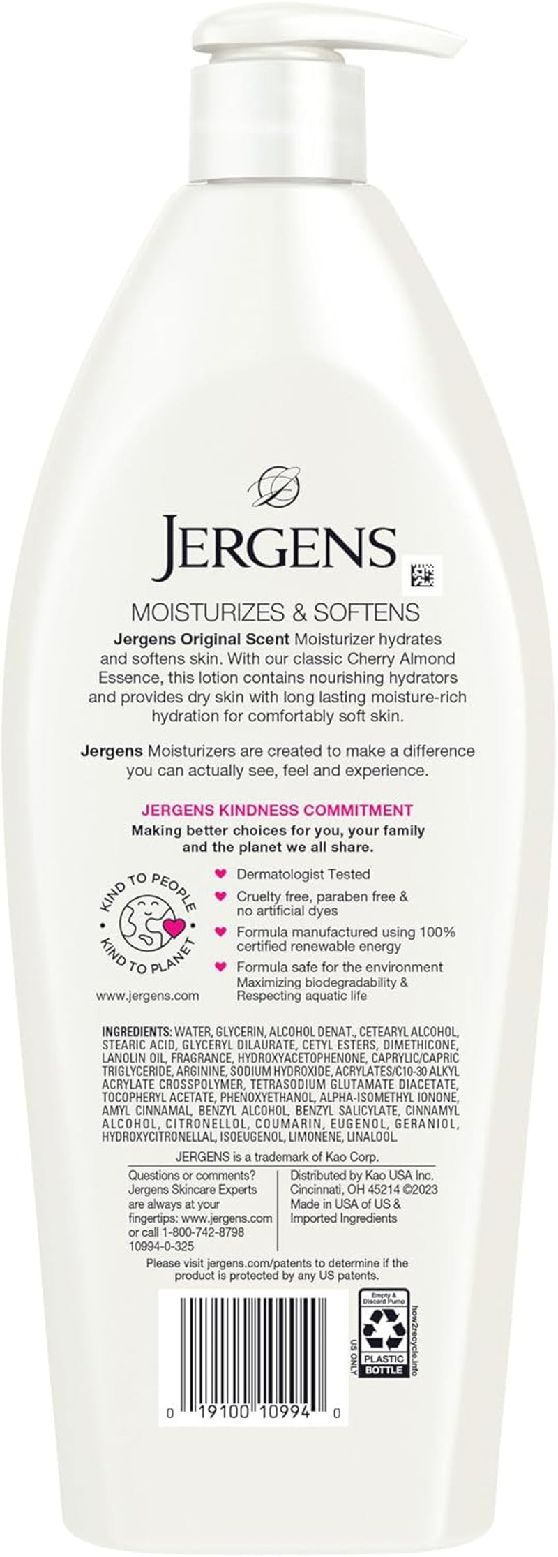 Original Scent Cherry Almond Body Moisturizer - 21 Fl Oz for Luxuriously Soft Skin