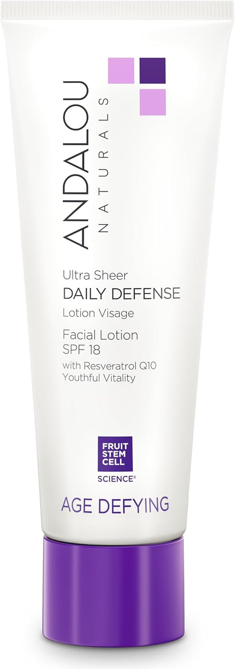 Ultra Sheer Daily Defence Facial Lotion SPF 18 - 80ml for Ultimate Sun Protection
