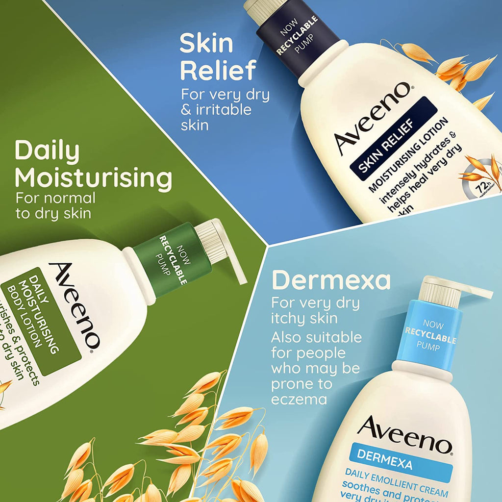 Aveeno Skin Relief Body Oil Spray, with Oat Oil & Jojoba Oil, 200Ml