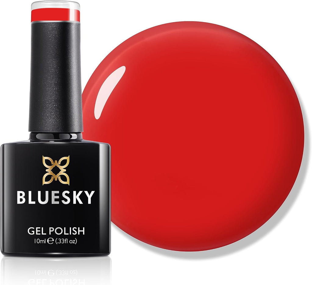Heart-Led Red Gel Nail Polish - 10ml, Long Lasting & Chip Resistant, Perfect for Salon & Home Use, Cures Under UV/LED Lamp