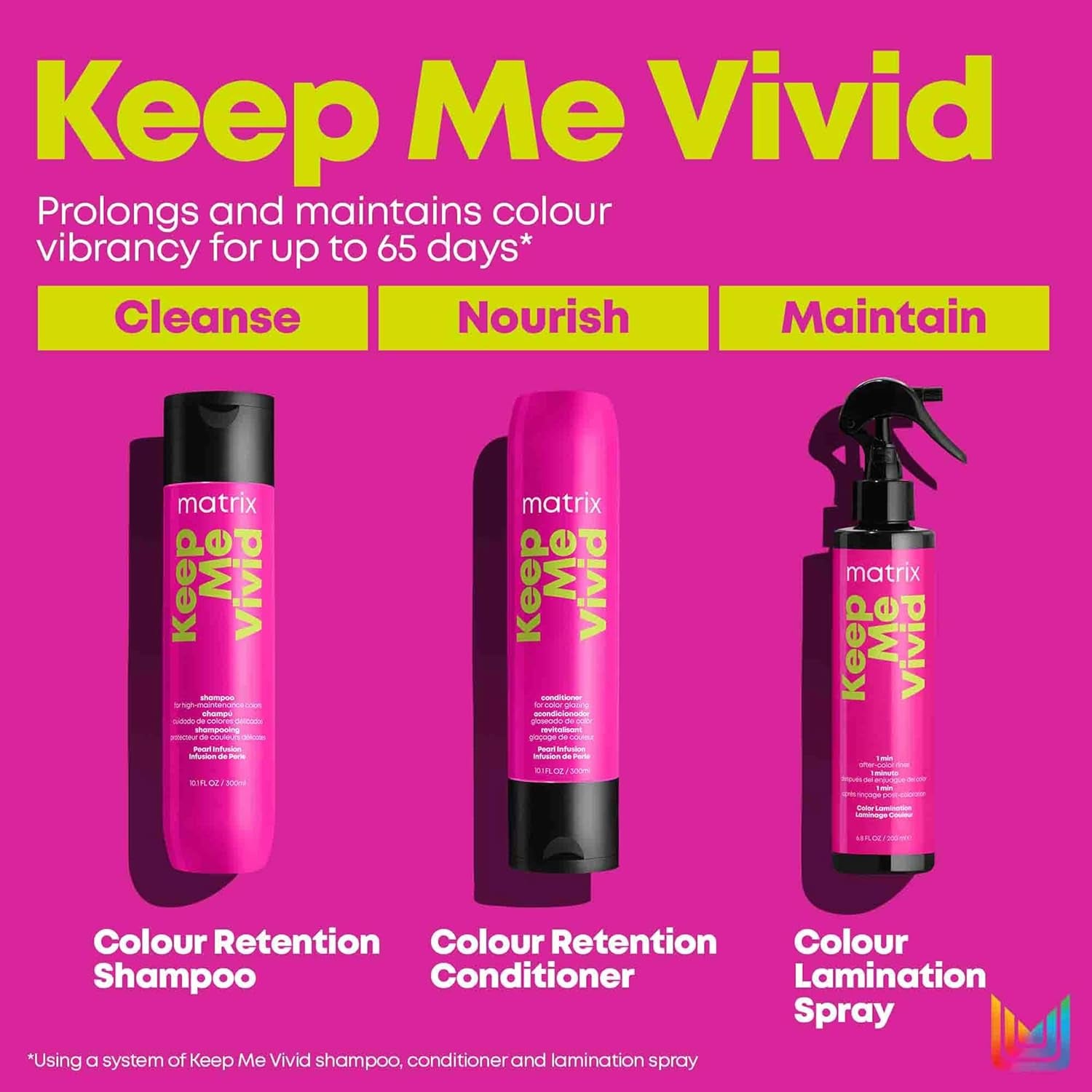Keep Me Vivid Cleansing Shampoo - Protect Your Colour Treated Hair from Fading!