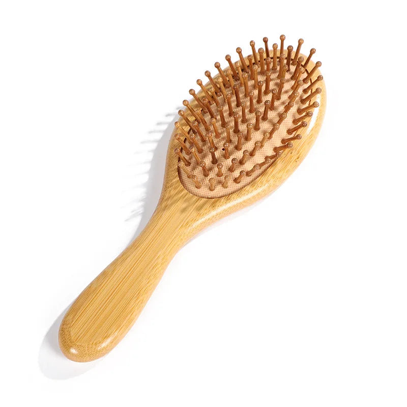 Hair Brush, Natural Bamboo Paddle Detangling Hairbrush, Massage Scalp Thick/Thin/Curly/Dry Hair for Women & Men
