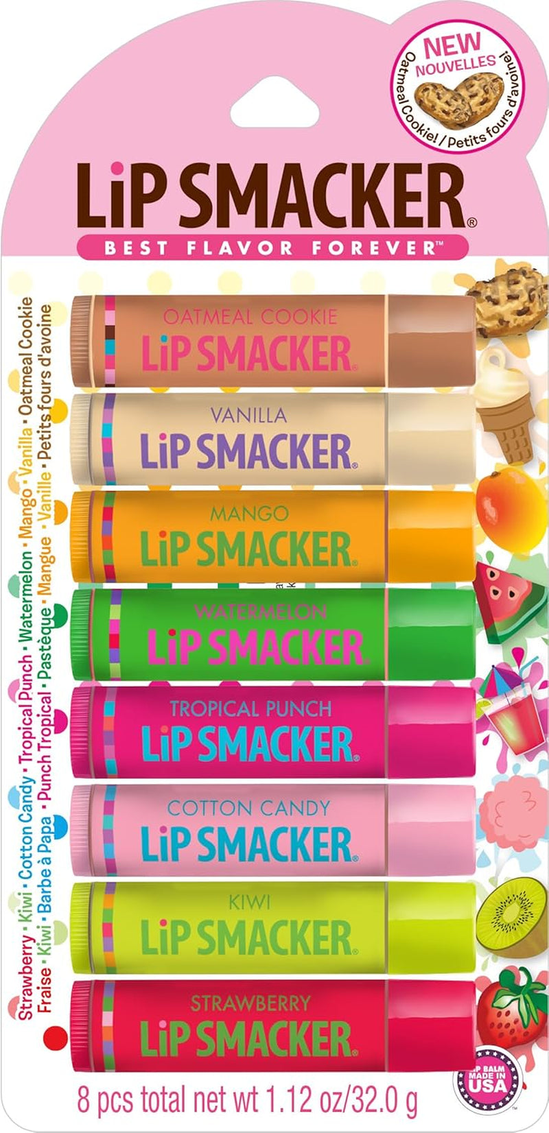 Original Flavors Party Pack - 8 Irresistible Lip Glosses for Fun and Flavor!