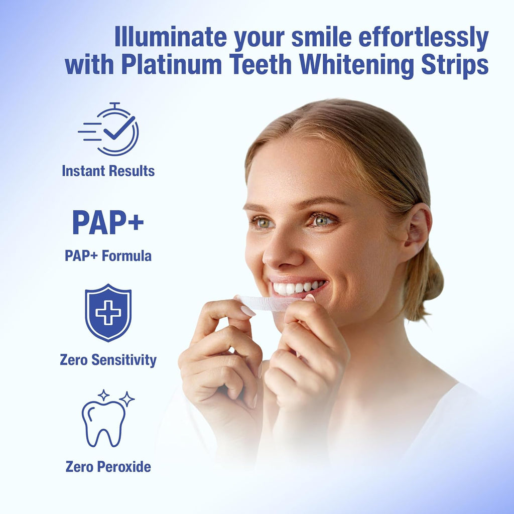 Achieve a Radiant Smile with  Advanced Teeth Whitening Strips & Pen – Up to 8 Shades Whiter, 28 Strips, Vegan & Sensitivity Free!