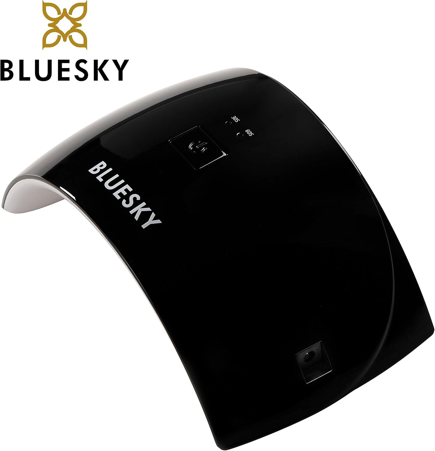 24W Professional LED & UV Nail Lamp - Fast Gel Polish Curing, Auto Sensor, Dual Timers, UK Plug, Sleek Black Design