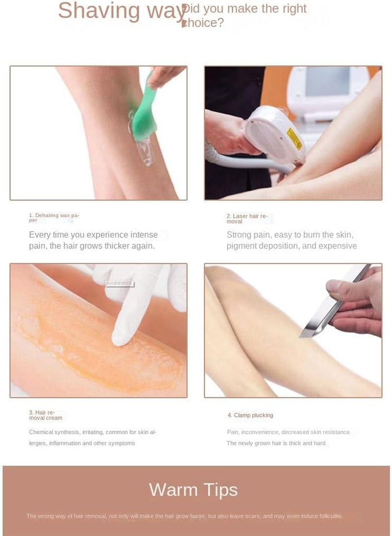 Painless Electric Lady Shaver - Rechargeable Cordless Hair Remover for Legs, Face, and Bikini Area