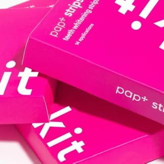 Pap+ Teeth Whitening Strips