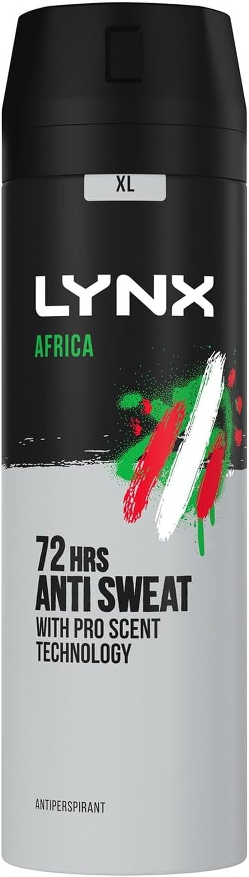 Lynx Africa 72-Hour Odour & Wetness Protection Anti-Perspirant Deodorant Spray - 200ml Pack of 3 for All-Day Freshness