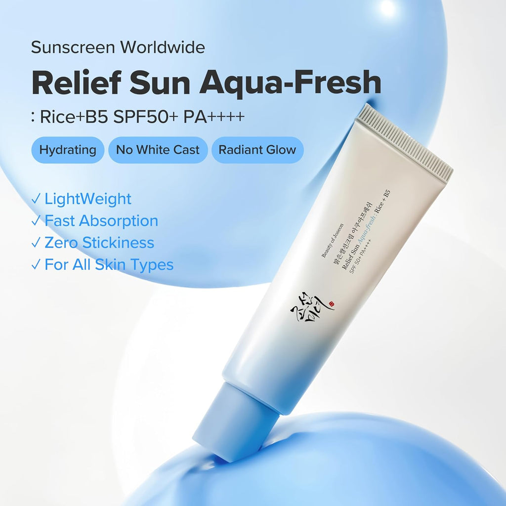 Aqua Fresh Relief Sun Cream - B5 Rice SPF 50 PA+++