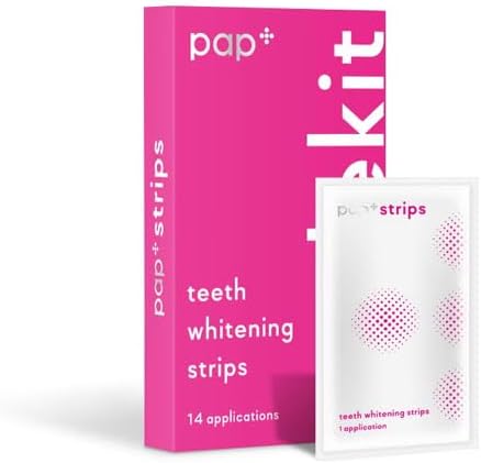 Pap+ Teeth Whitening Strips