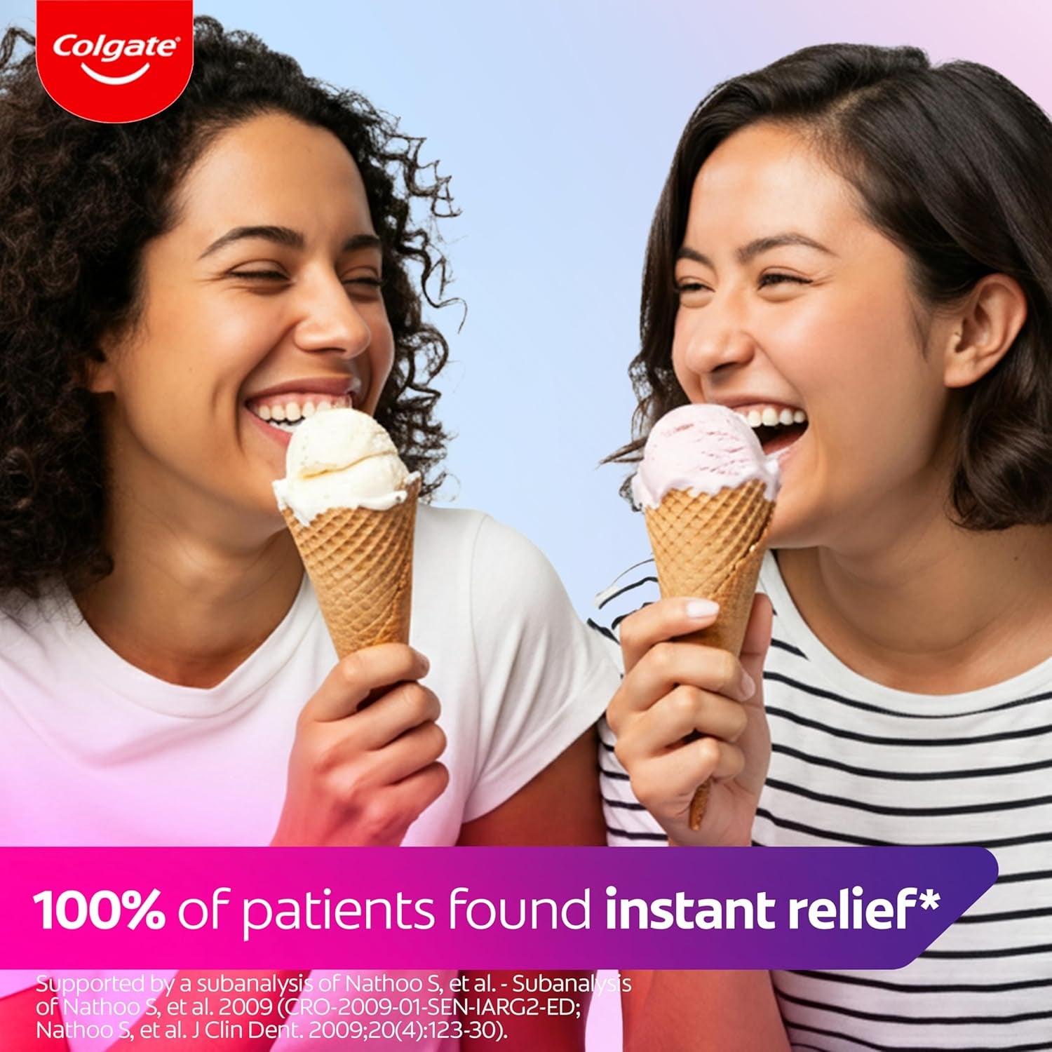 Sensitive Instant Relief Toothpaste - Gentle Whitening & Long-Lasting Sensitivity Relief - 4 Pack of 75ml Tubes