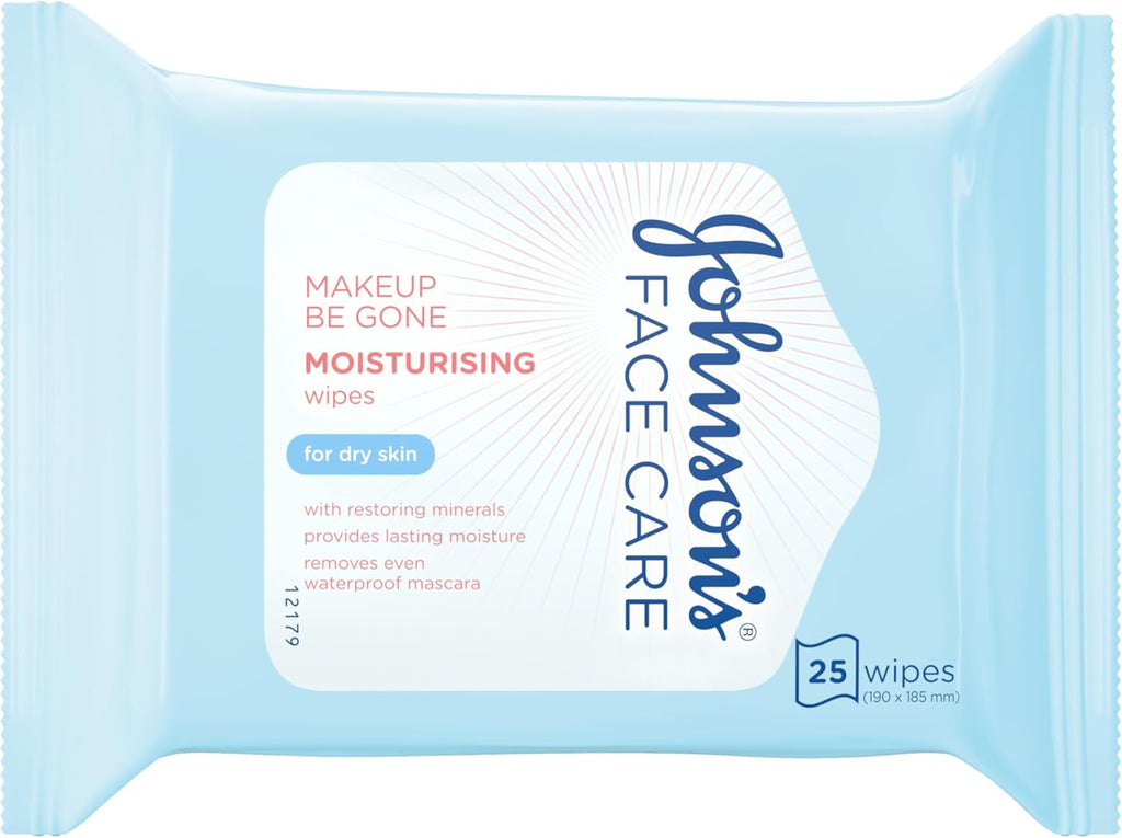 Face Care Moisturising Makeup Wipes - 25 Pack for Fresh, Radiant Skin