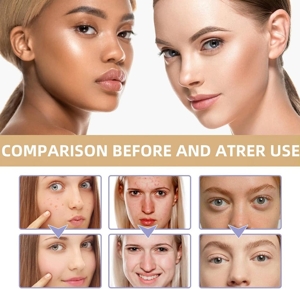 Transformative Colour Changing Foundation for Mature Skin - Full Coverage Liquid & Cream Makeup in Light