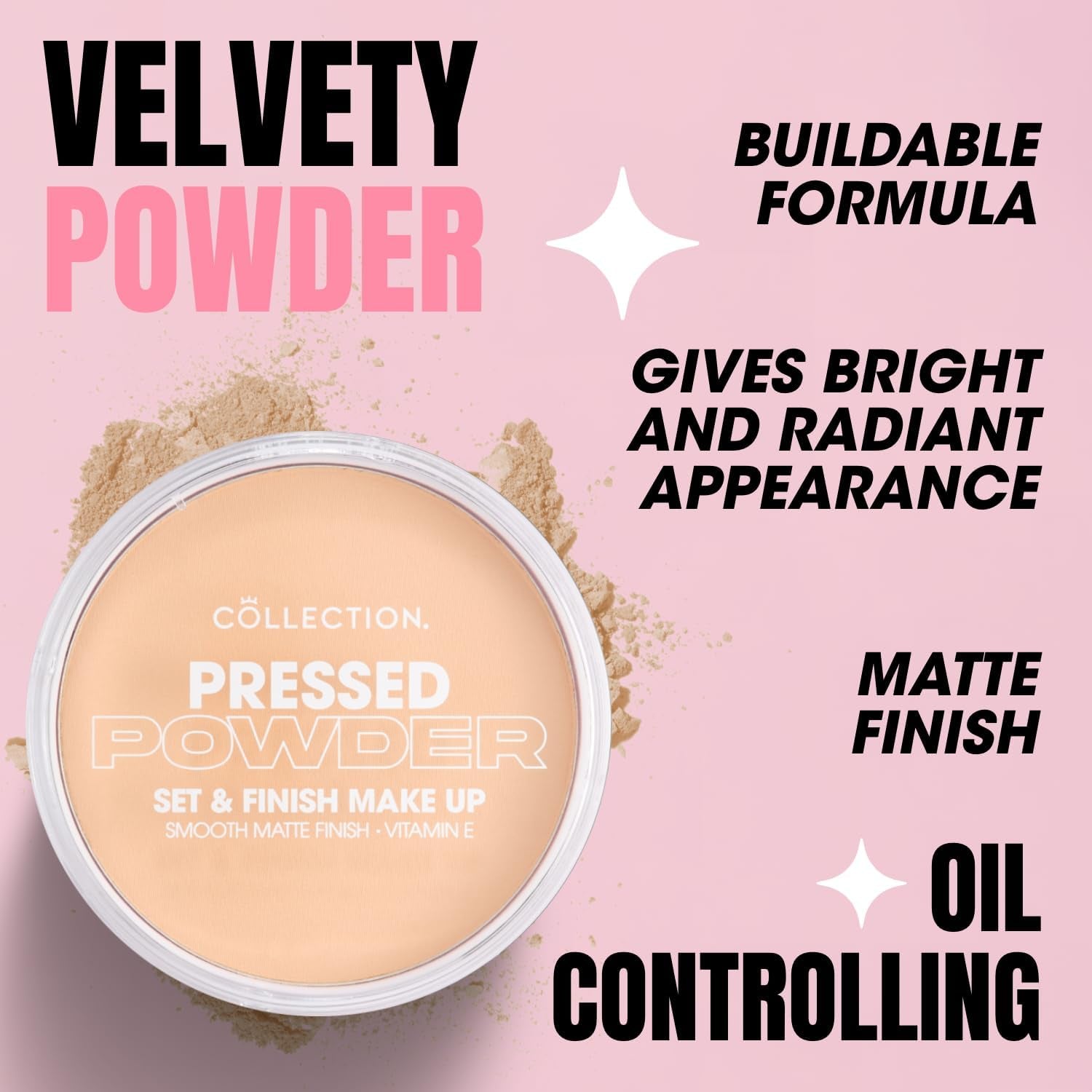 Cosmetics Velvety Matte Pressed Powder - Candlelight, 15G