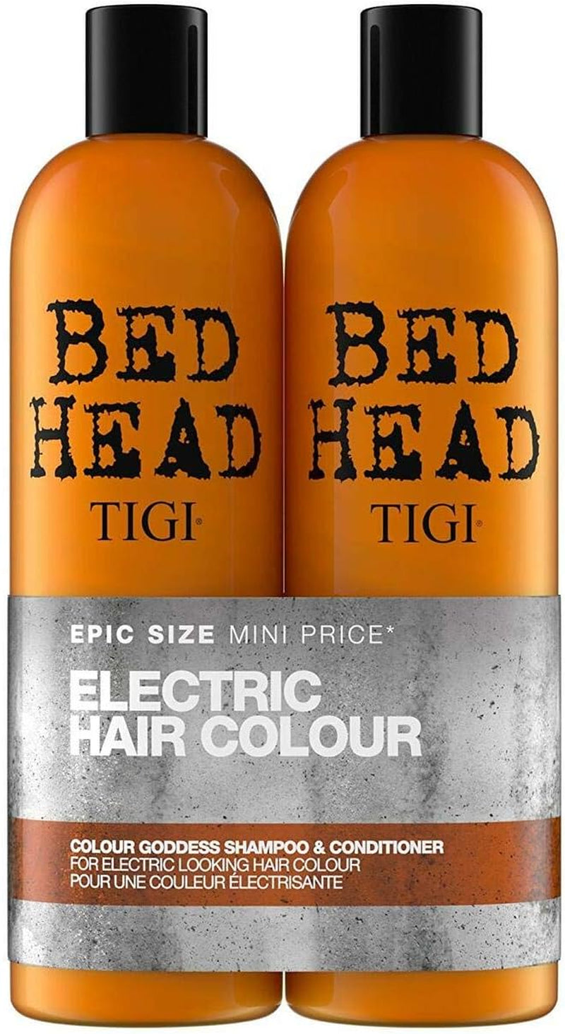 Bed Head Color Goddess Duo Pack - 750ml Shampoo & Conditioner for Vibrant Colored Hair