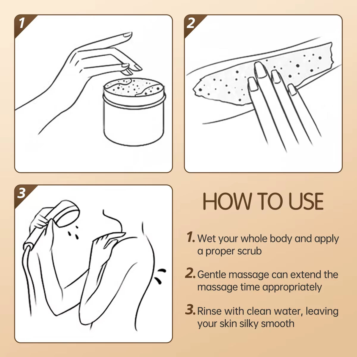 200G/7Oz Himalayan Salt, Coffee, Coconut, Turmeric, Bamboo Charcoal Scrub, Cleansing, Whitening, Exfoliation. Use in the Bath