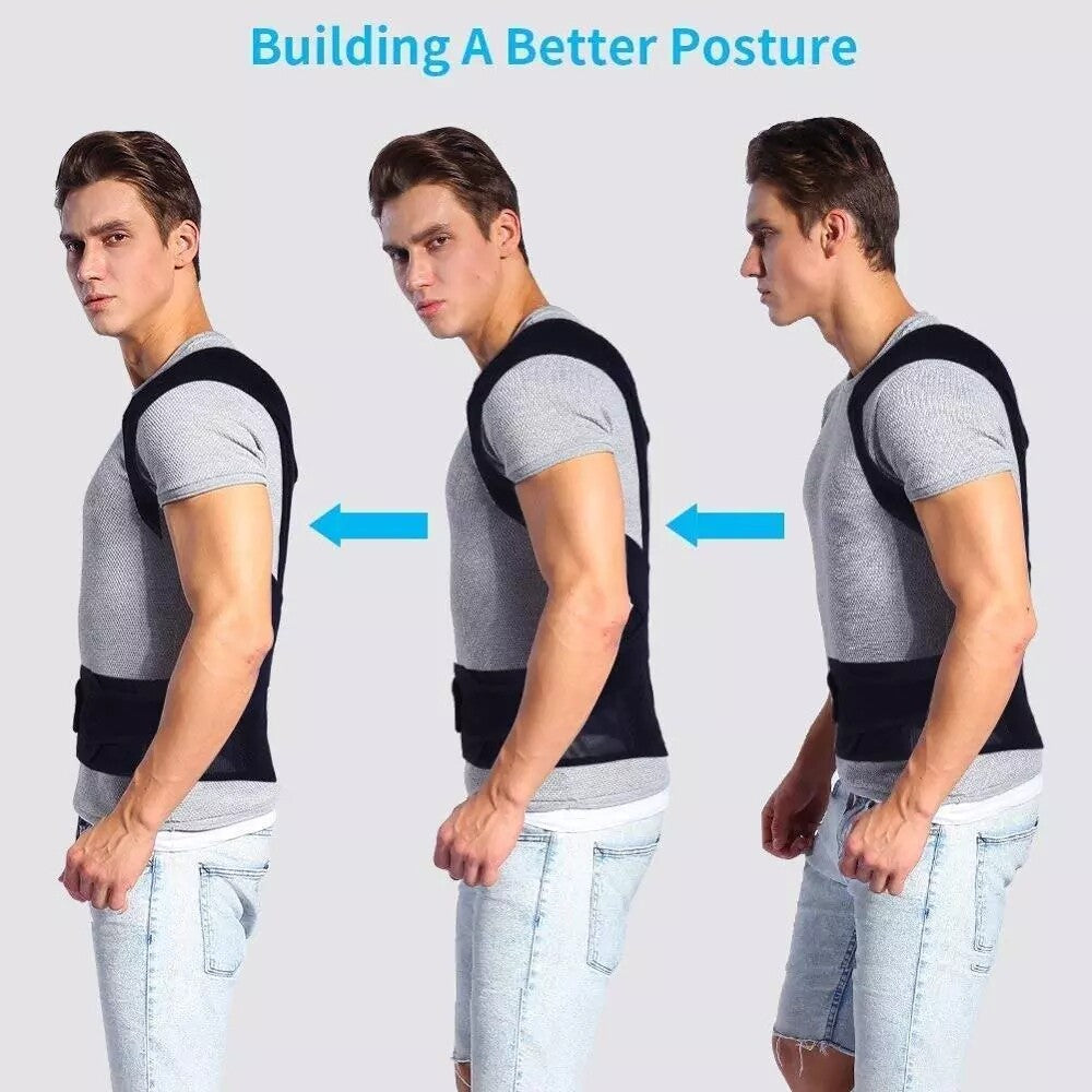 Adjustable Posture Corrector Corset Brace for Back Support and Shoulder Alignment