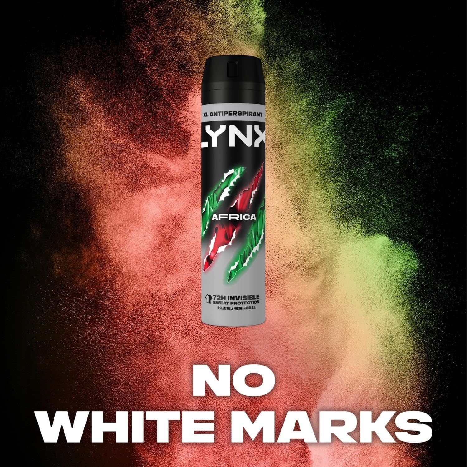 Lynx Africa 72-Hour Odour & Wetness Protection Anti-Perspirant Deodorant Spray - 200ml Pack of 3 for All-Day Freshness