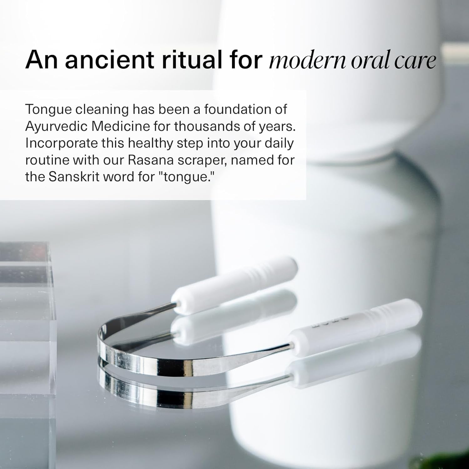 Stainless Steel Tongue Scraper for Fresh Breath - Includes Travel Pouch for Adults & Kids