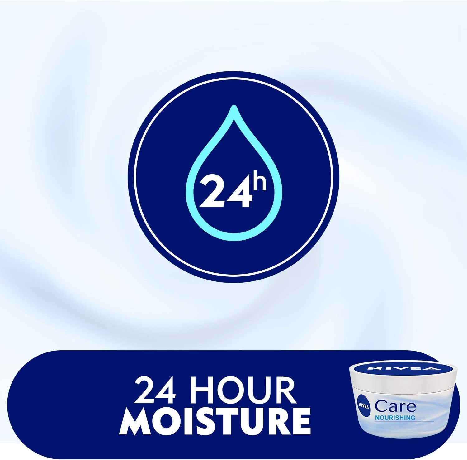 Care Intensive Moisture Cream for Body and Face - Pack of 4 (4 x 50ml) - Fast Absorbing Hydration