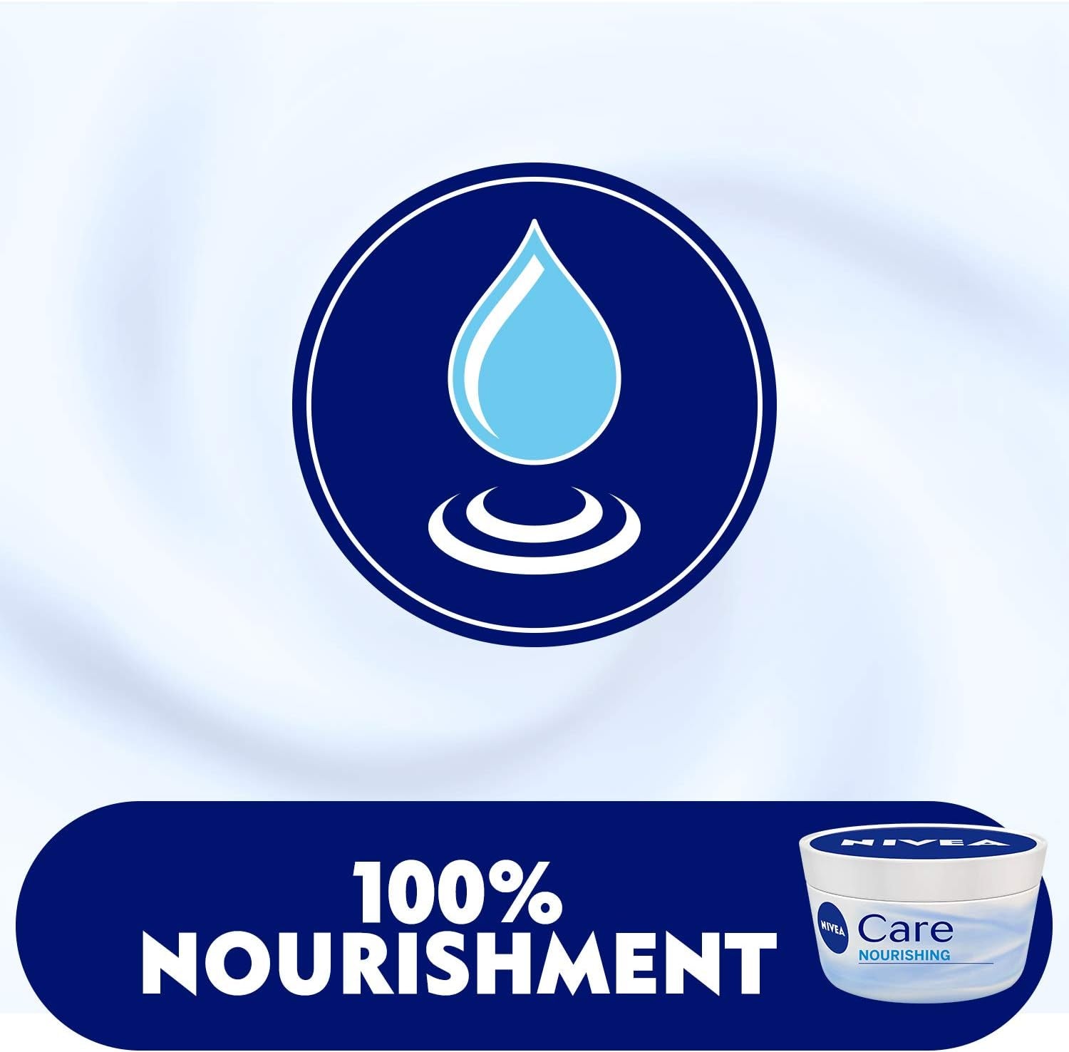 Care Intensive Moisture Cream for Body and Face - Pack of 4 (4 x 50ml) - Fast Absorbing Hydration