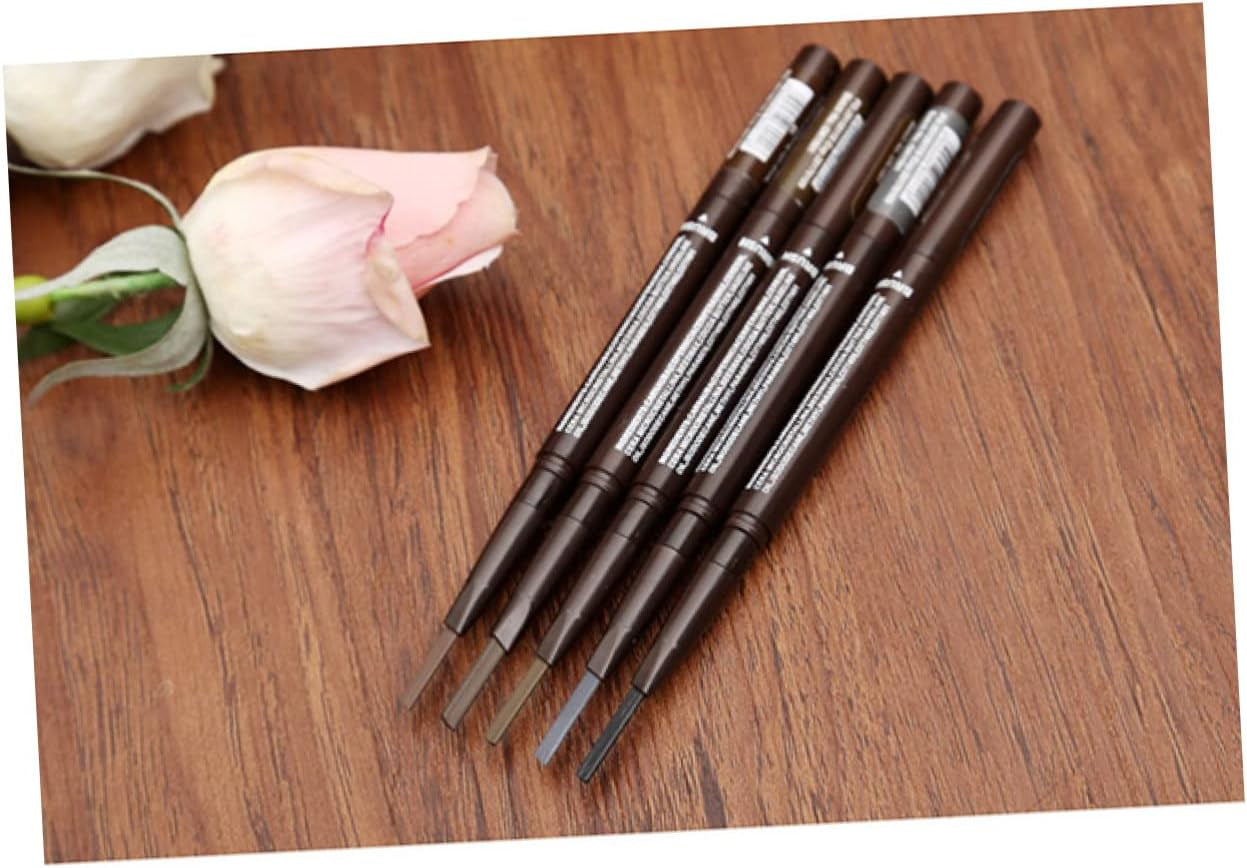 2-in-1 Waterproof Auto-Rotating Eyebrow Pencil & Brush Set - Perfect for All Skin Types!
