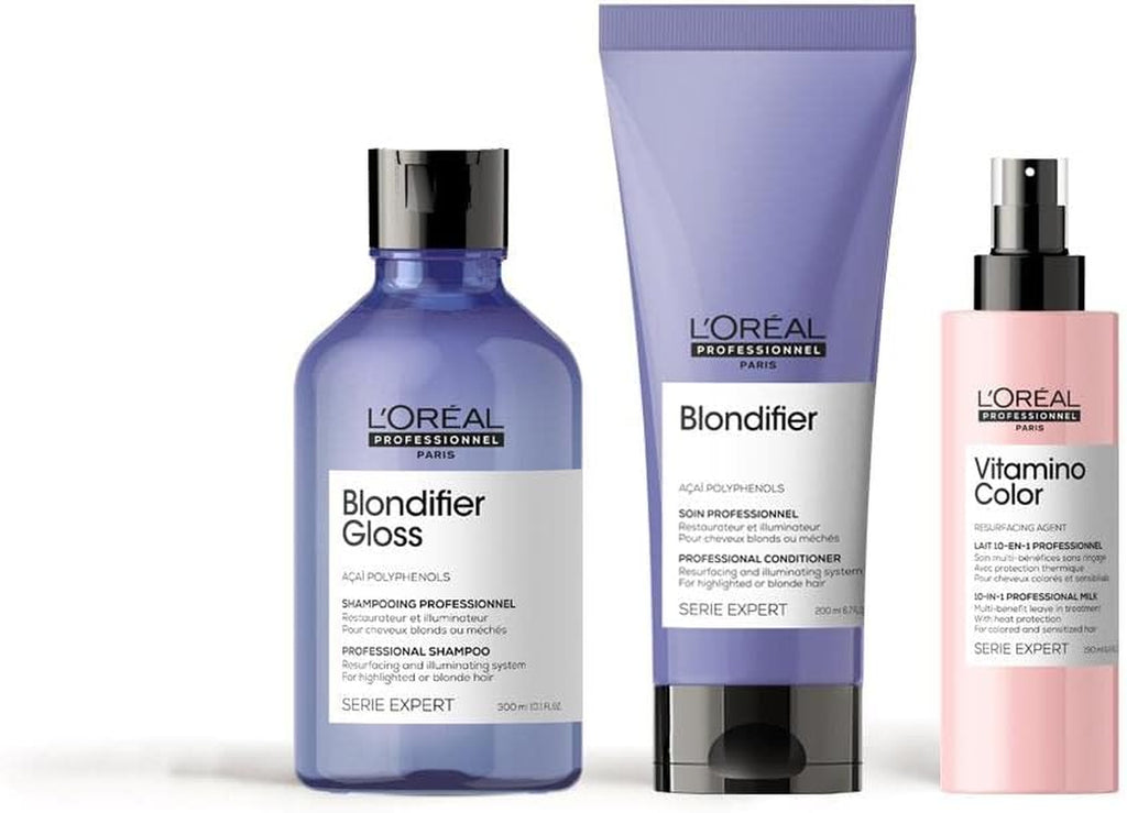 L’Oréal Professionnel Blondifier Gloss Shampoo for Radiant Highlighted or Blonde Hair