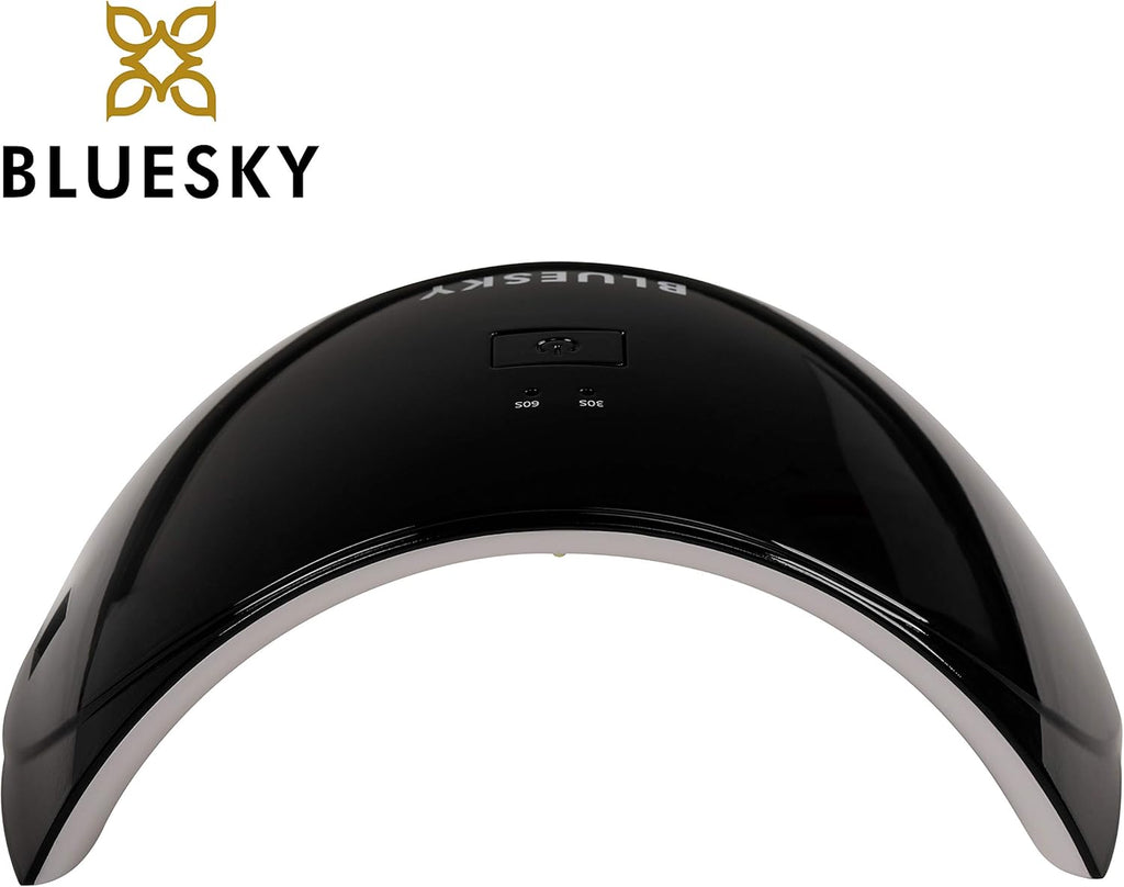 24W Professional LED & UV Nail Lamp - Fast Gel Polish Curing, Auto Sensor, Dual Timers, UK Plug, Sleek Black Design