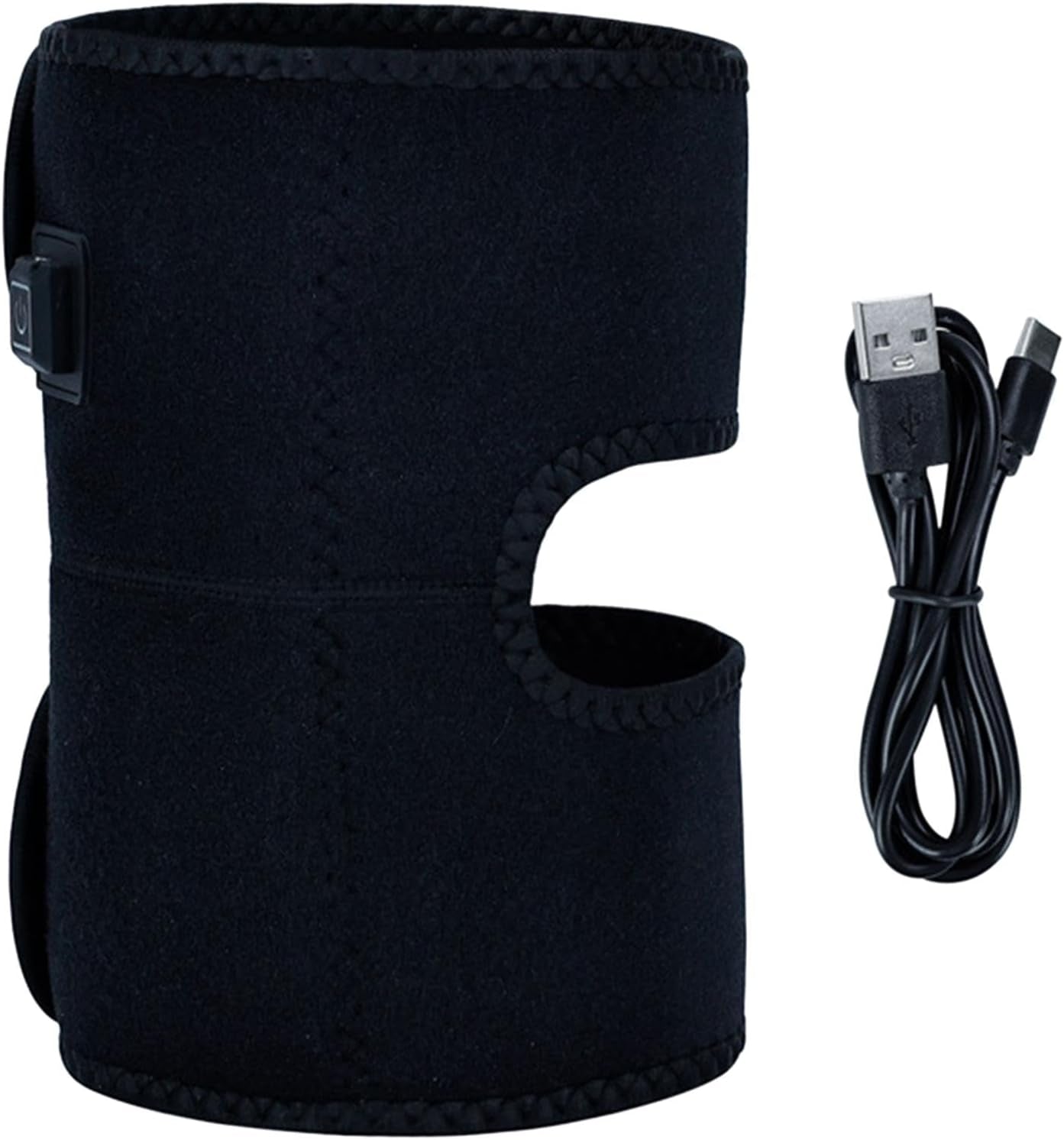 USB Heated Knee Brace with Adjustable Heat Settings for Enhanced Comfort and Relief During Activity