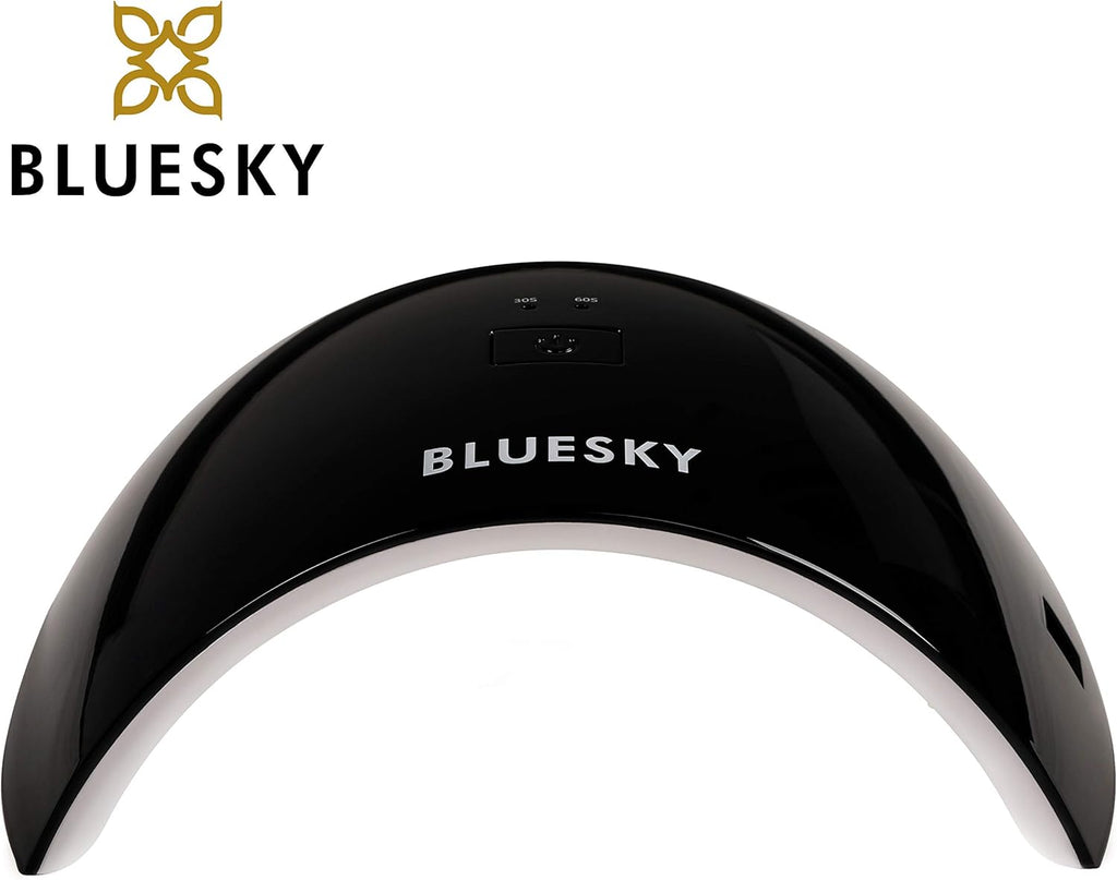 24W Professional LED & UV Nail Lamp - Fast Gel Polish Curing, Auto Sensor, Dual Timers, UK Plug, Sleek Black Design