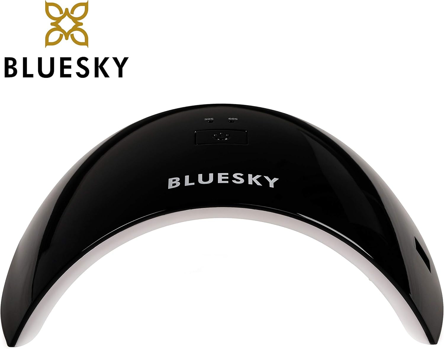 24W Professional LED & UV Nail Lamp - Fast Gel Polish Curing, Auto Sensor, Dual Timers, UK Plug, Sleek Black Design