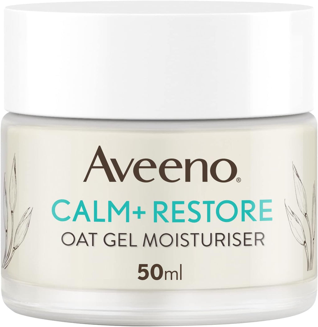 Aveeno Face Calm+Restore Oat Gel Moisturiser (1X 50Ml)