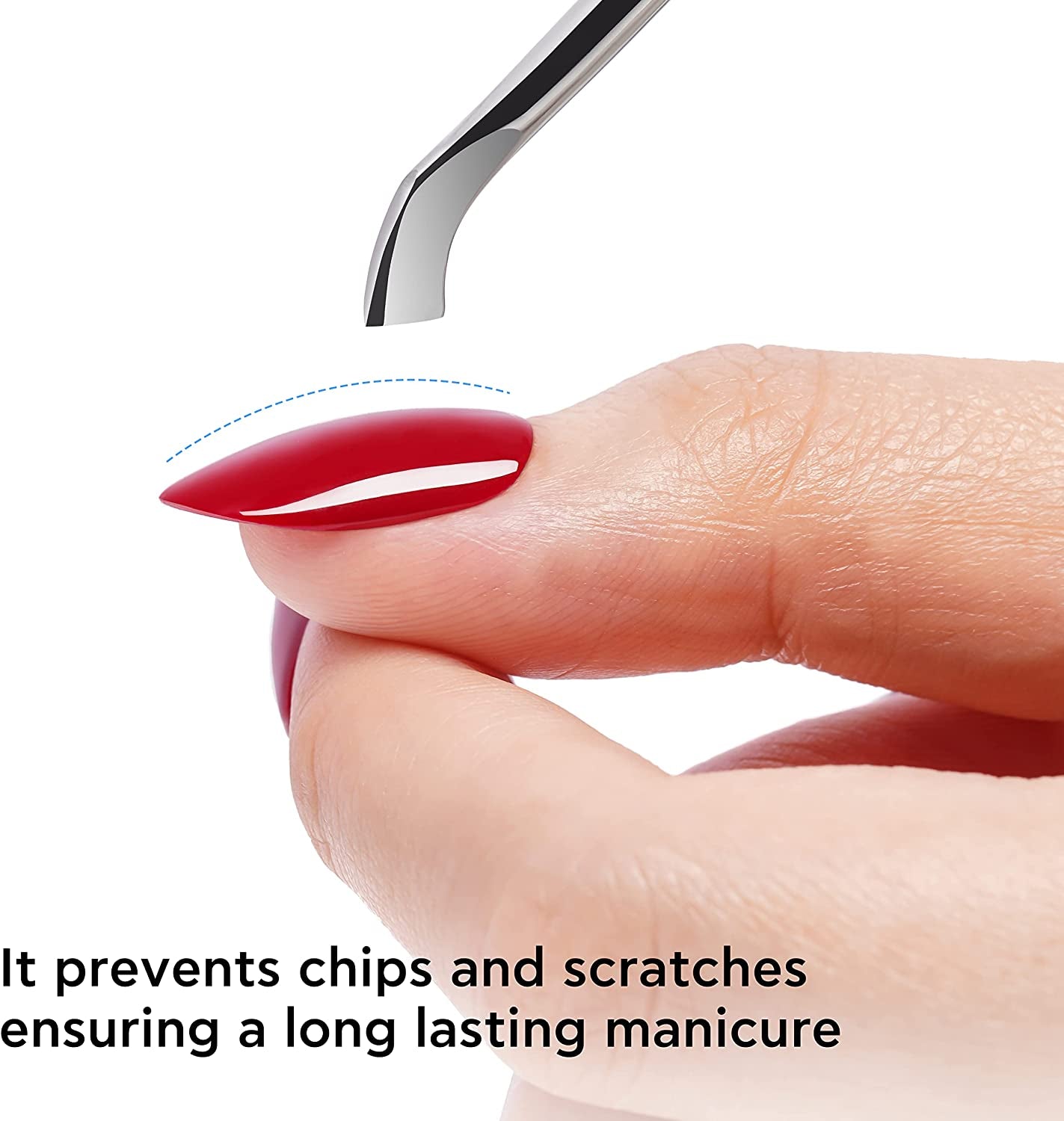 High-Gloss Gel Nail Polish Top Coat - Long-Lasting Soak Off LED UV Finish, Clear 10ml