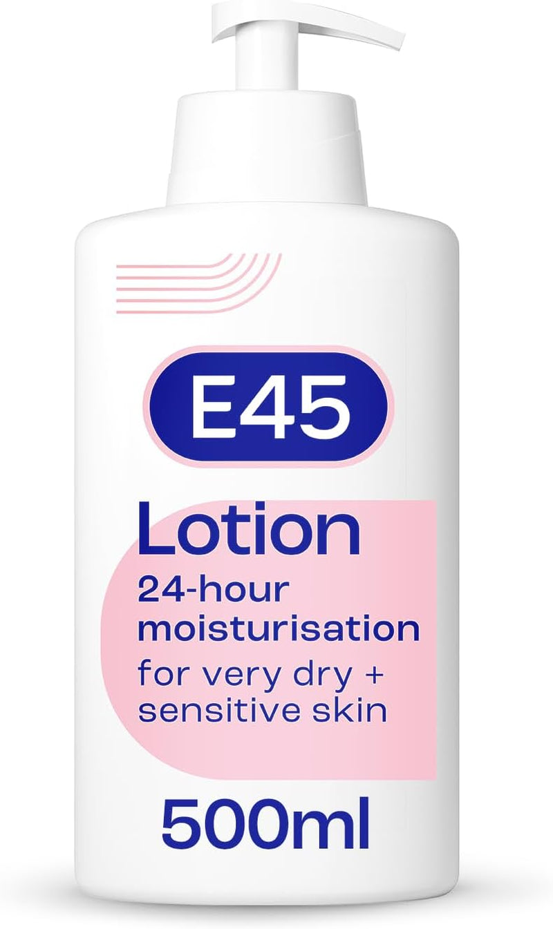 Moisturising Lotion 500ml - Ultimate Hydration for Dry & Sensitive Skin, Reduces Redness & Protects Against Dryness - Dermatologically Tested Daily Body Moisturiser