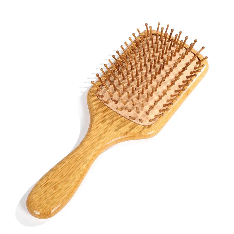 Hair Brush, Natural Bamboo Paddle Detangling Hairbrush, Massage Scalp Thick/Thin/Curly/Dry Hair for Women & Men