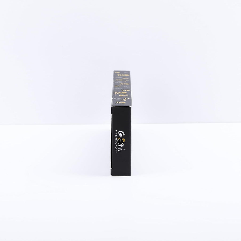 10-Piece Professional Eye Makeup Brush Set - Soft Synthetic Hair & Real Wood Handles for Flawless Eyeshadow, Eyebrow, and Eyeliner Application