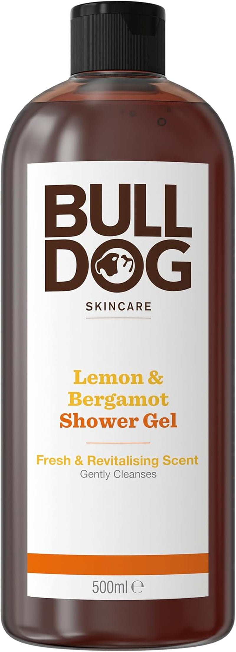 Revitalize Your Shower Routine with  Skincare Lemon & Bergamot Shower Gel for Men - 500ml Natural Refreshment!