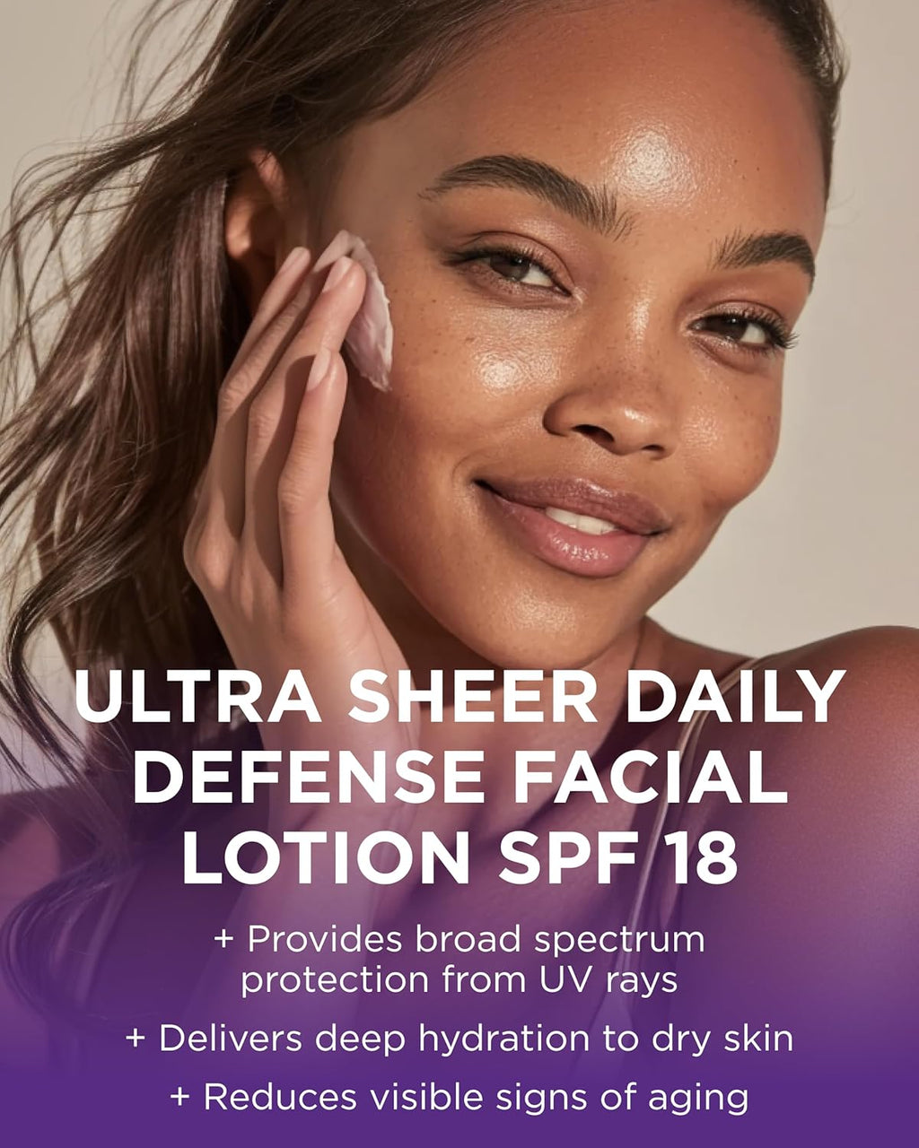 Ultra Sheer Daily Defence Facial Lotion SPF 18 - 80ml for Ultimate Sun Protection