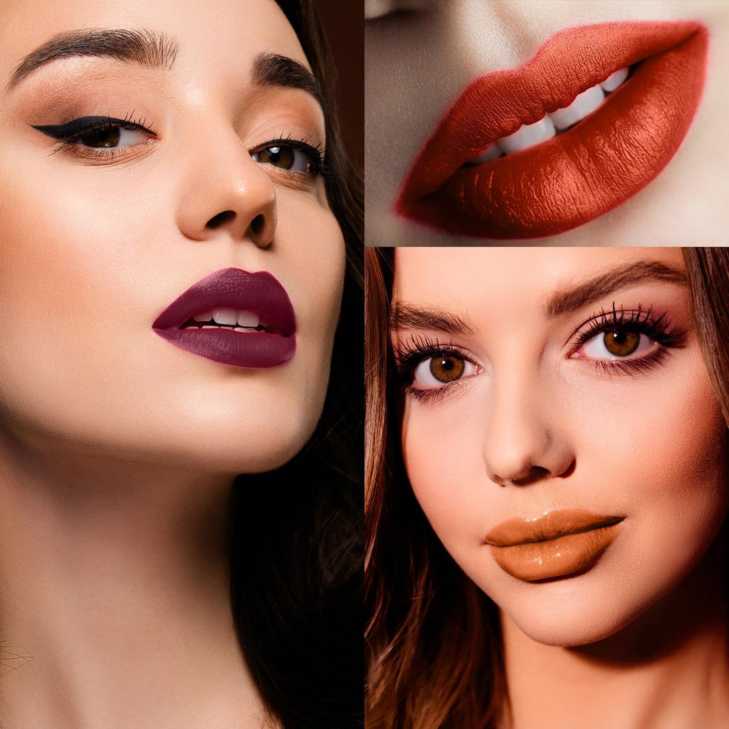 Empowered Butterfly Soft Matte Lip Creme Set - Versatile Trio for Day to Night Elegance