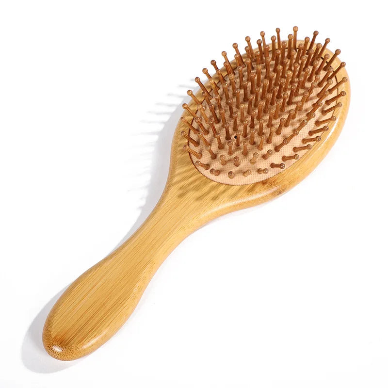 Hair Brush, Natural Bamboo Paddle Detangling Hairbrush, Massage Scalp Thick/Thin/Curly/Dry Hair for Women & Men