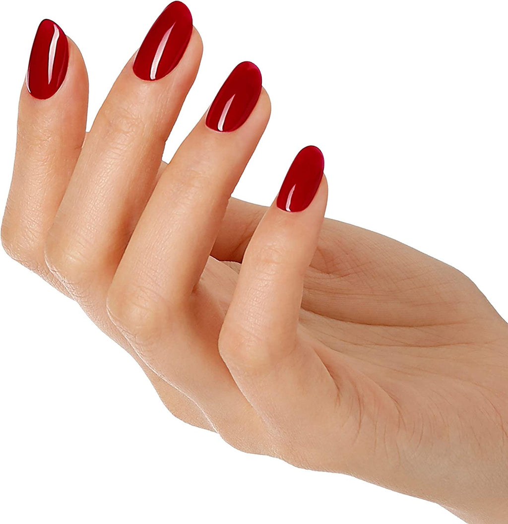 Paradise Deep Red Gel Nail Polish - Long Lasting, Chip Resistant 10ml (UV LED Drying Required)