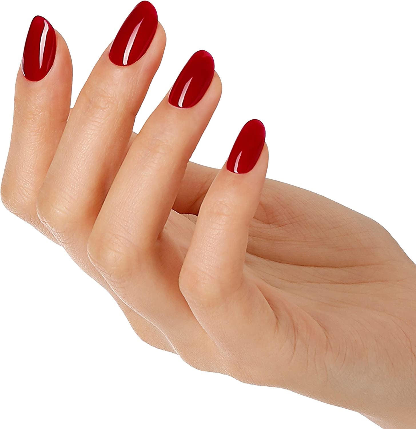 Paradise Deep Red Gel Nail Polish - Long Lasting, Chip Resistant 10ml (UV LED Drying Required)