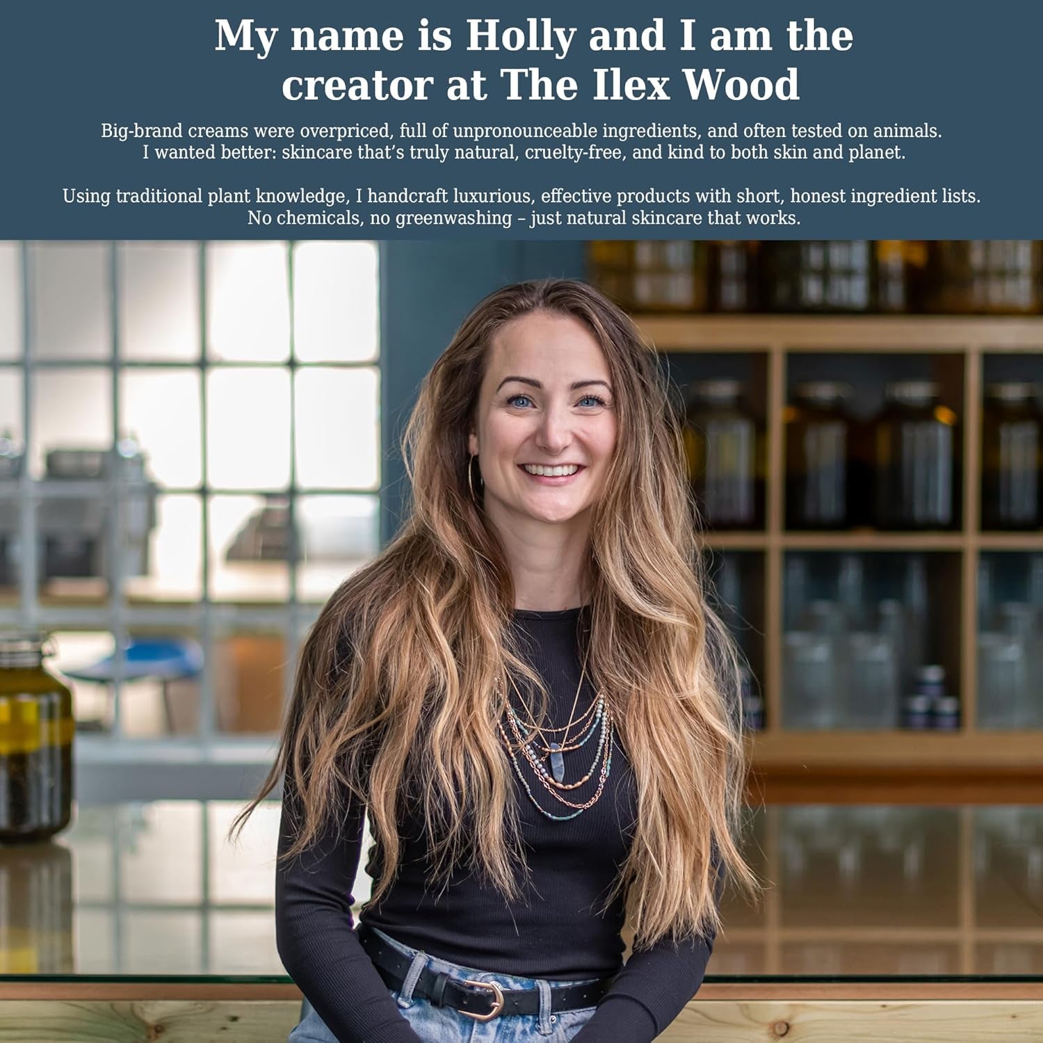 Ilex Wood Calendula Salve - All-Natural Soothing Balm for Rashes, Itching & Eczema - 100ml Cruelty-Free & Plastic-Free Hand Cream for Everyone