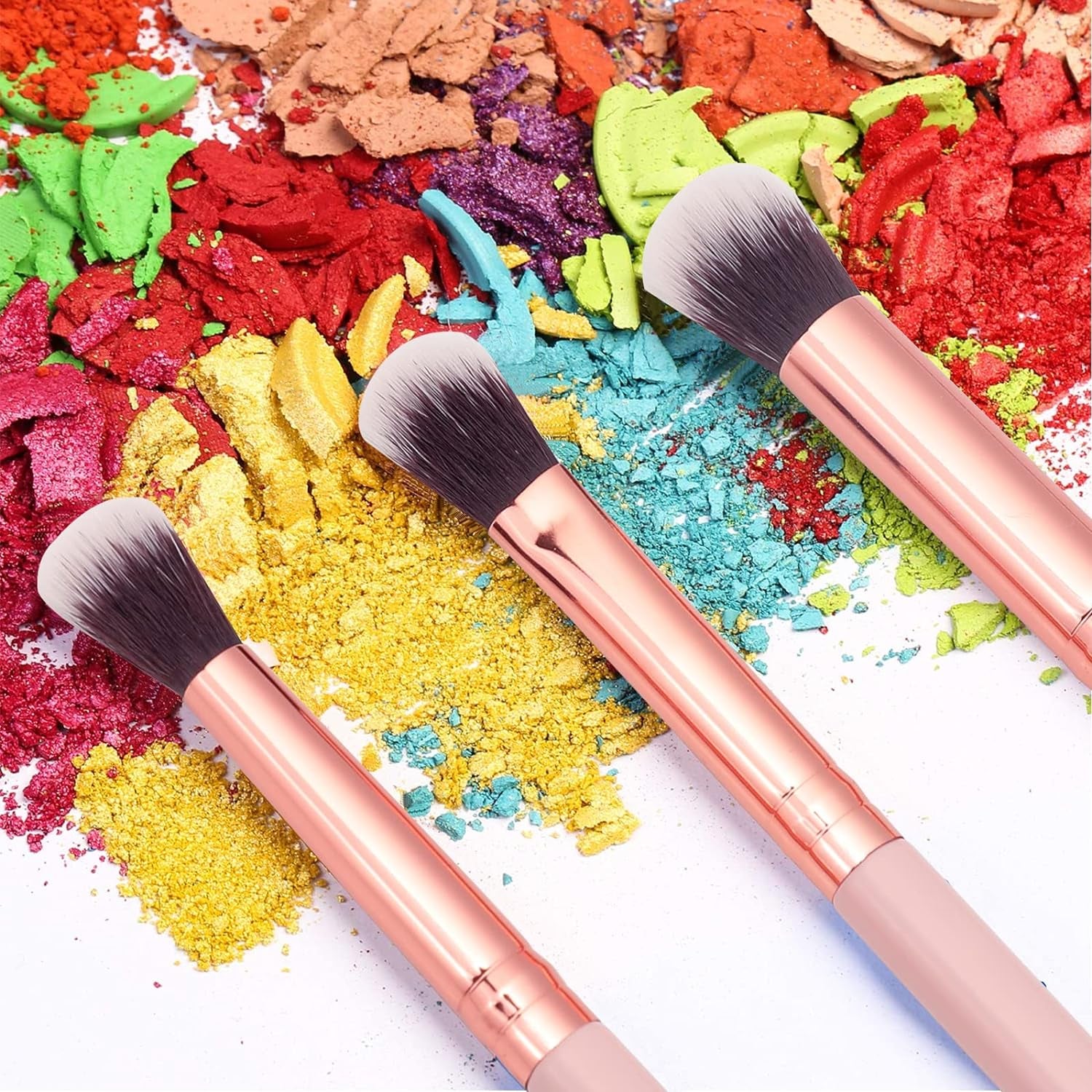 Professional 12-Piece Pink Eyeshadow Brush Set for Flawless Eye Makeup - Perfect for Concealer, Eyeliner, Eyelash, Eyebrow, Blending, and Contouring