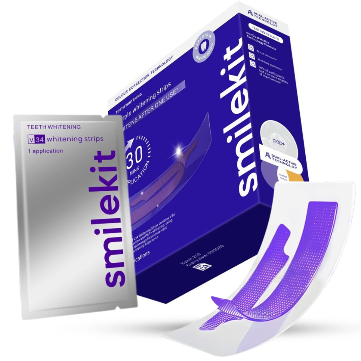 Purple PAP+ Whitening Strips