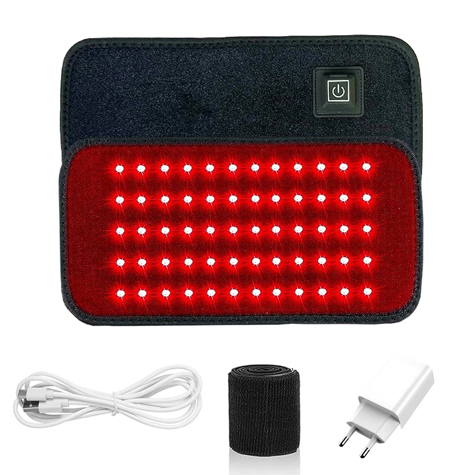 Advanced 60 LED Red & Infrared Light Therapy Belt for Effective Fat Burning and Pain Relief