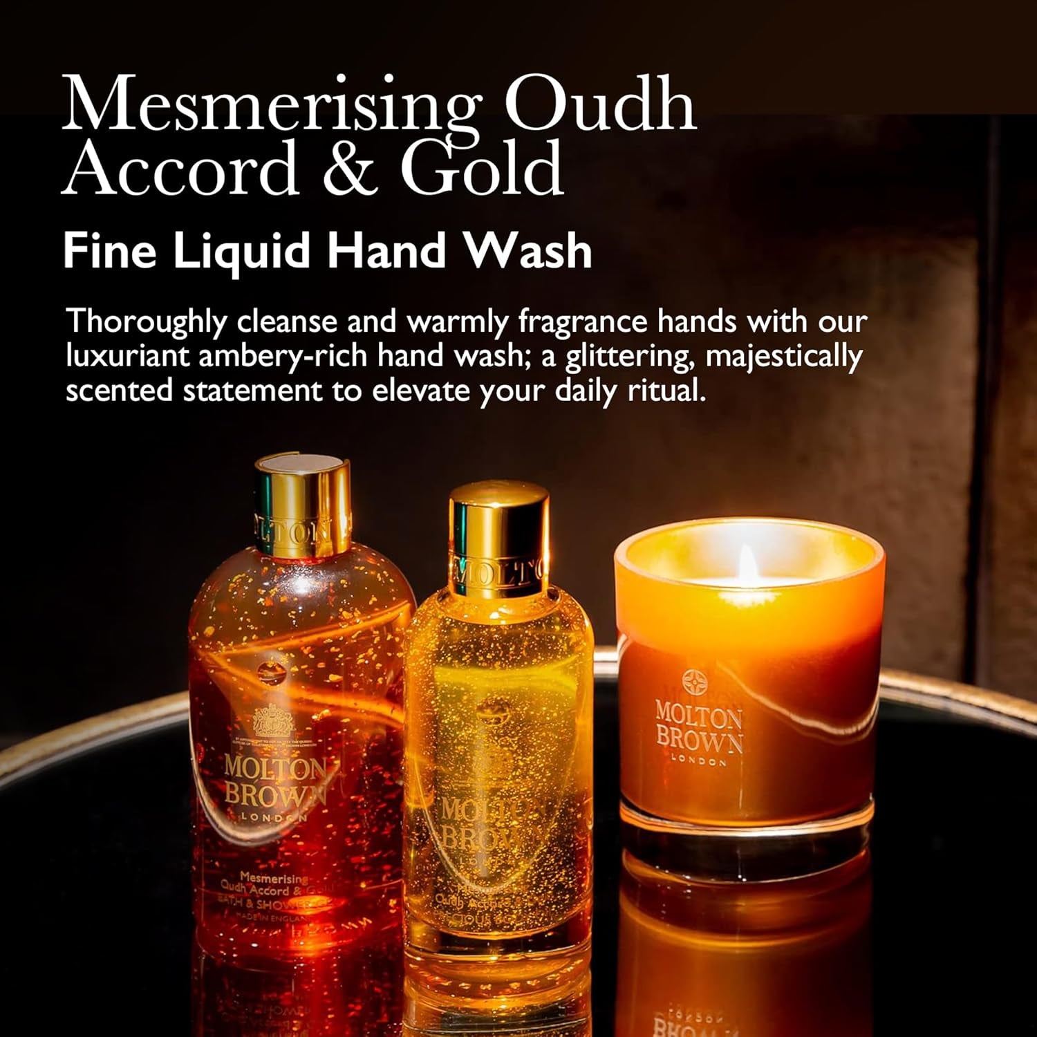 Indulge in Luxury:  Mesmerising Oudh Accord & Gold Hand Wash 300ml